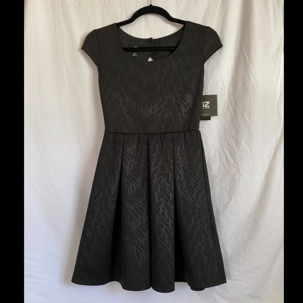 Black Textured Dress